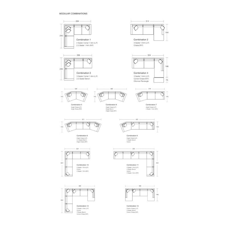 Shona Modular Sofa - Chaise