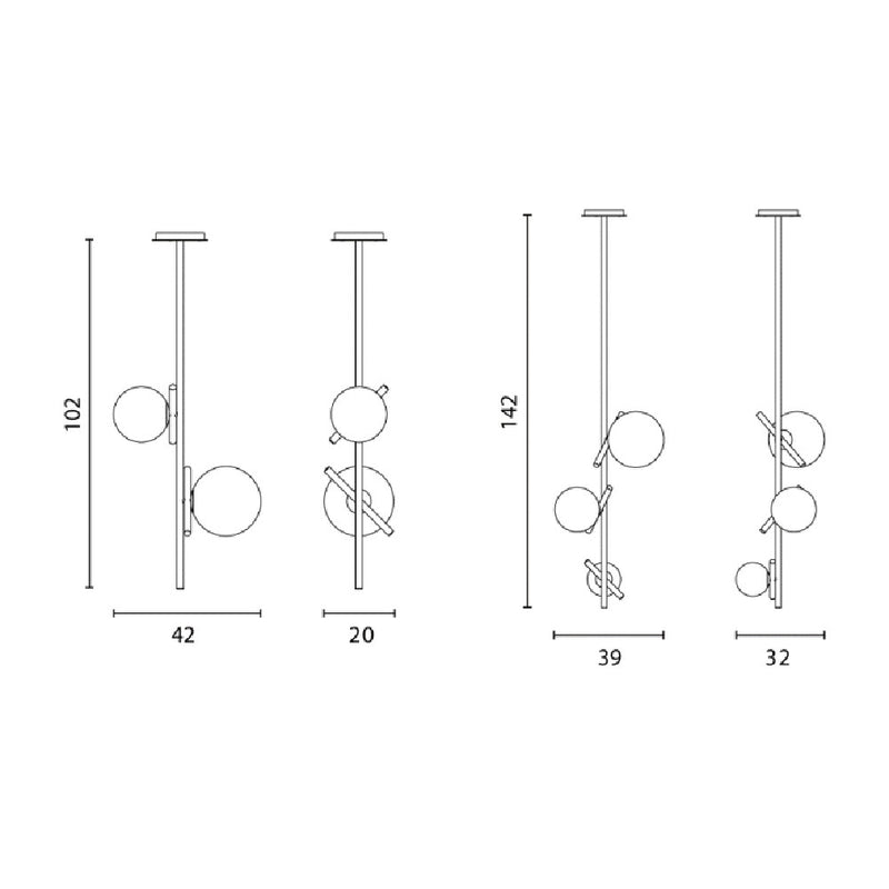 Posy Vertical Pendant