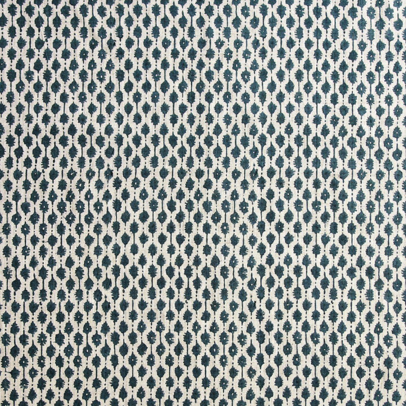 Siam Pacific Blue Linen Fabric