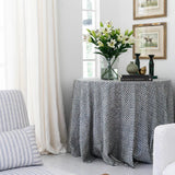 Siam Pacific Blue Linen Fabric