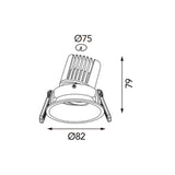 Zena 75 Adjustable Downlight