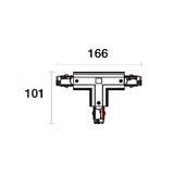 3 Circuit Track T Connector