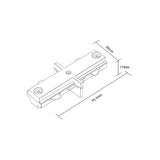 Single Circuit Track Mini Connector