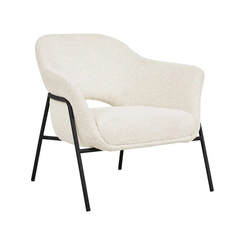 Vittoria Metal Leg Occasional Chair