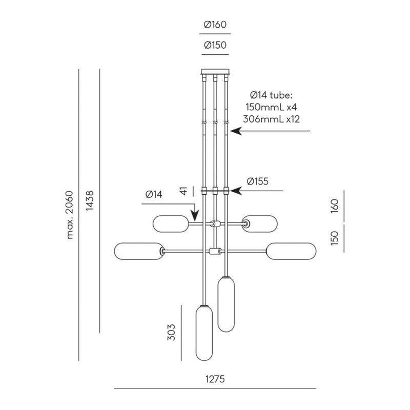 Atil 6lt Pendant Light