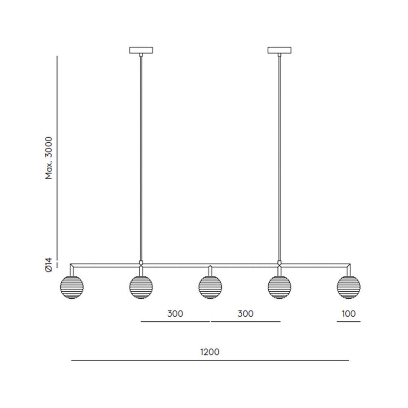 Doul Linear Pendant Light