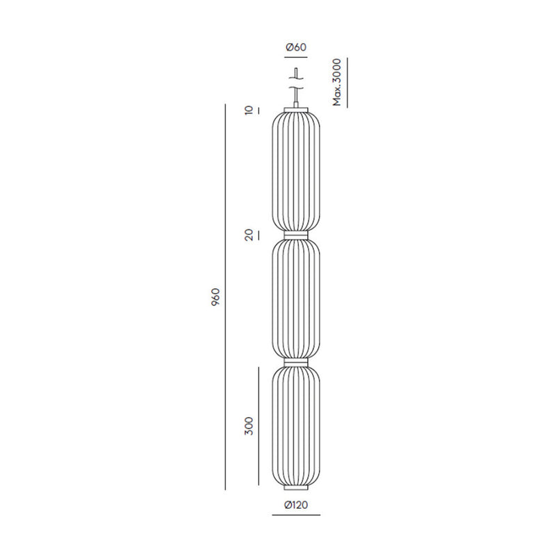 Elma 3lt Pendant Light