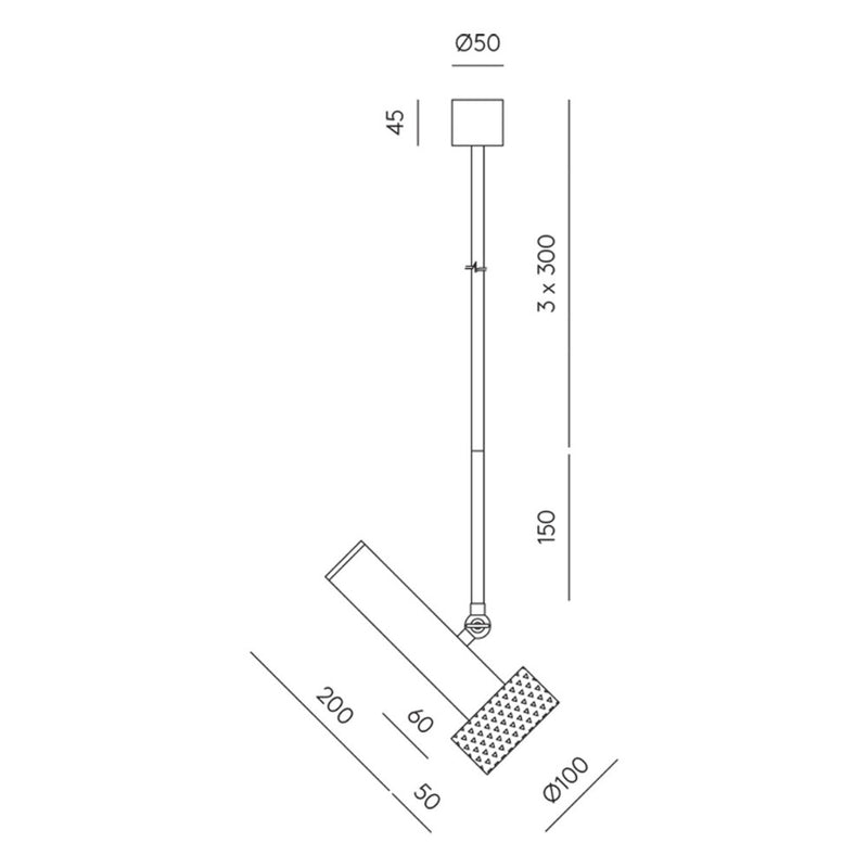 Focus Rod Pendant Light