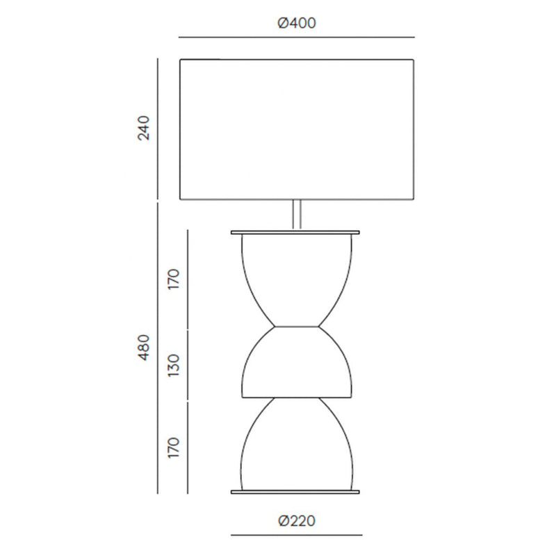 Metric Table Lamp