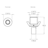 D200 Recessed Surface X Curve