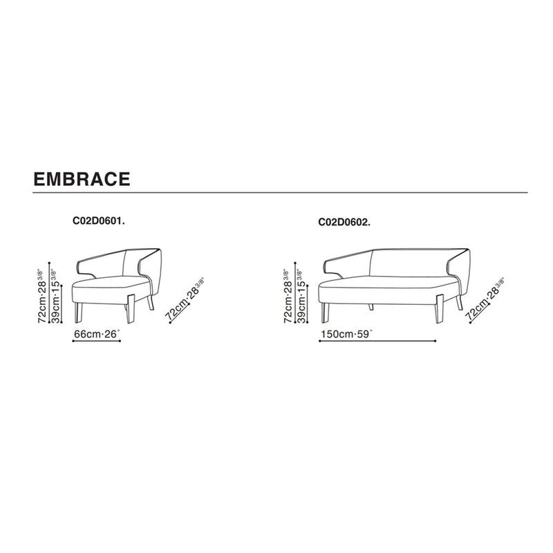 Embrace Chair / Loveseat