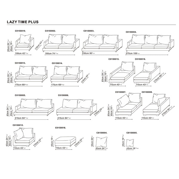 Lazytime Plus Sofa - Cushion (C8150004)