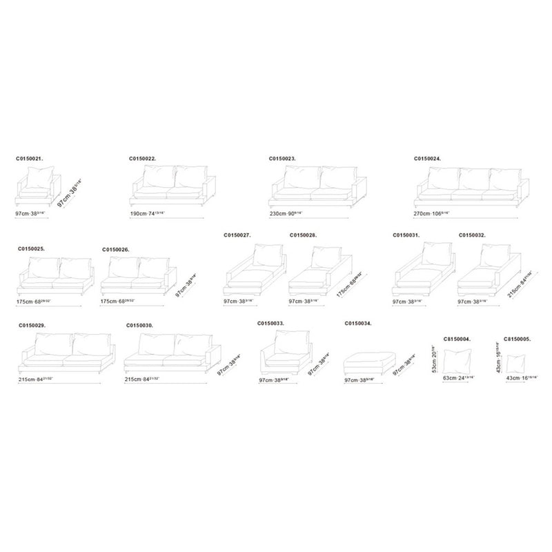 Lazytime Sofa - LAF Sofa (C0150013)