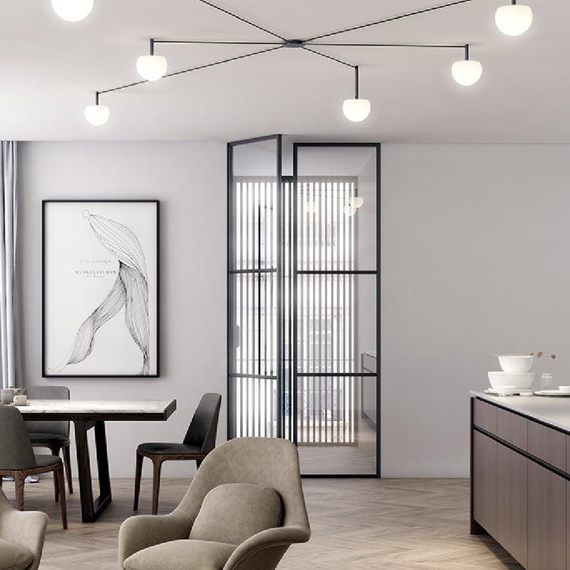 Circ Ceiling Light on Rod