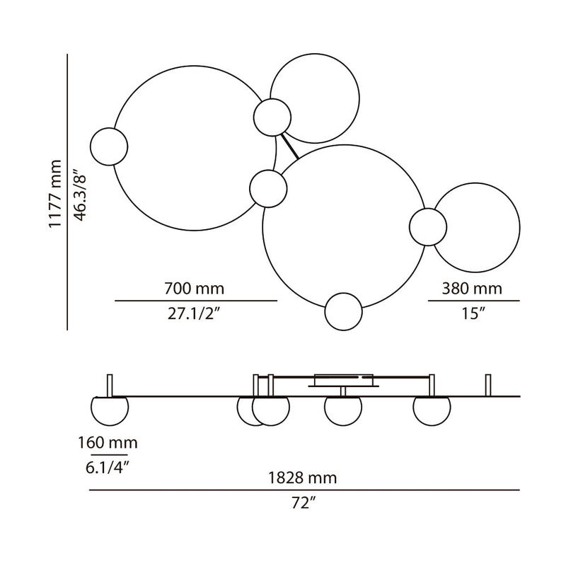 Circ 5lt Ceiling Light