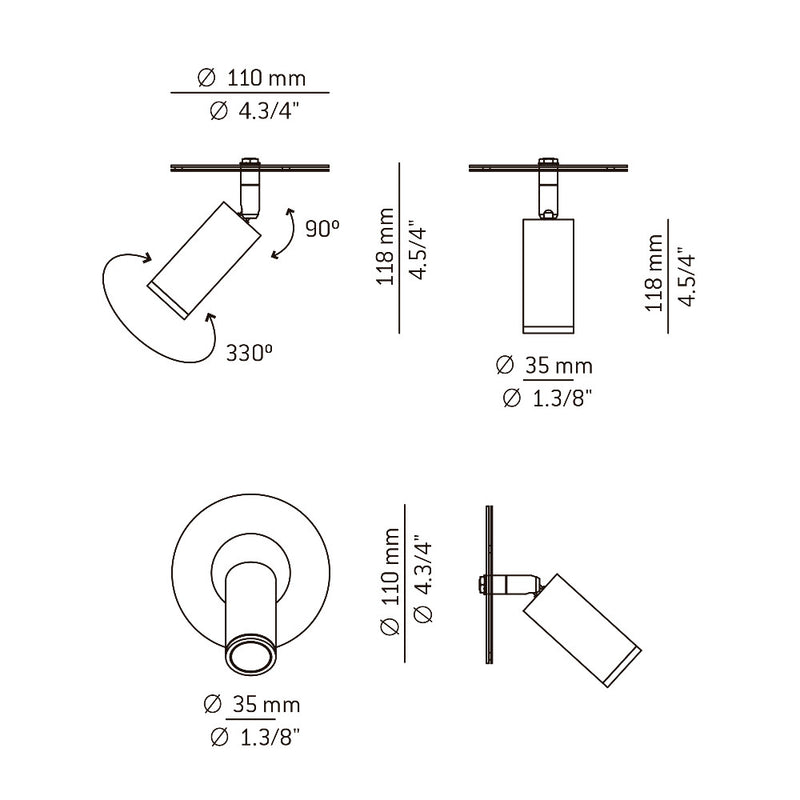 Volta Ceiling Light