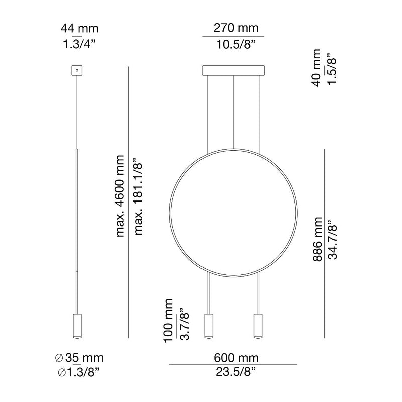 Revolta Double Pendant Light