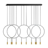 Revolta 5x Double Pendant Light