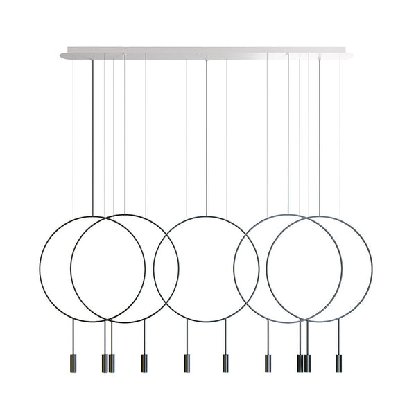 Revolta 5x Double Pendant Light
