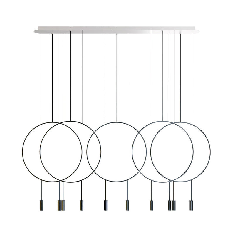Revolta 5x Double Pendant Light