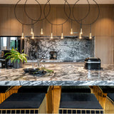 Revolta 5x Double Pendant Light