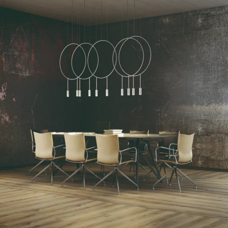 Revolta 5x Double Pendant Light