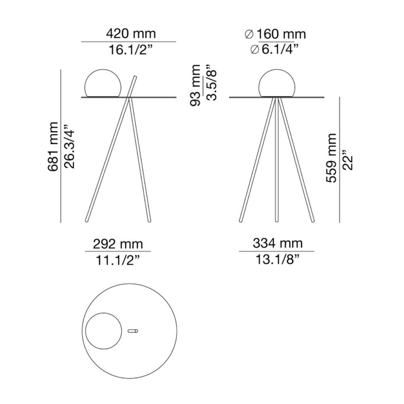 Circ M-3725 Table Lamp