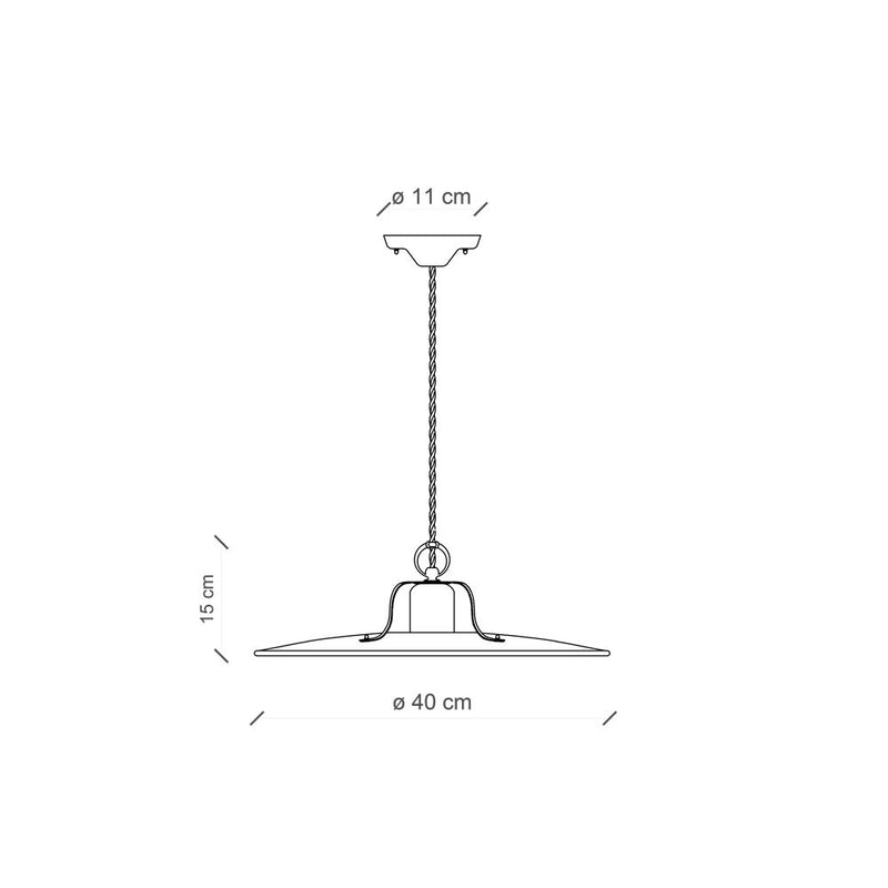 Grunge Disk Pendant Light