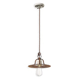 Grunge Disk Pendant Light