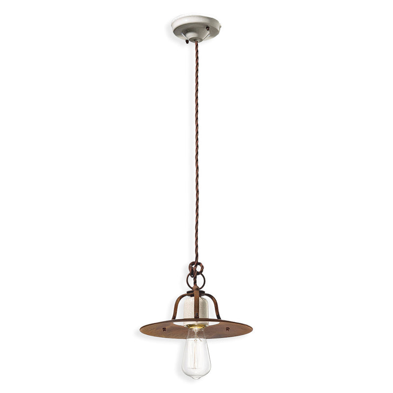 Grunge Disk Pendant Light