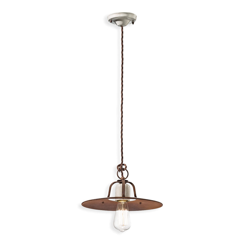 Grunge Disk Pendant Light