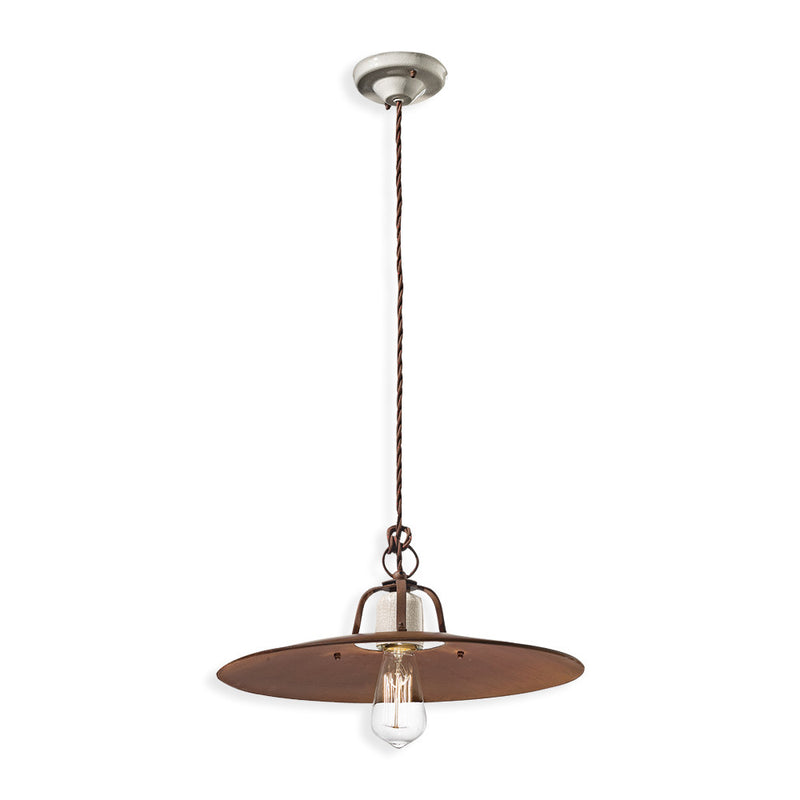 Grunge Disk Pendant Light