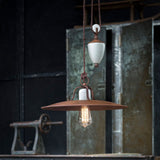 Grunge Disk Pendant Light