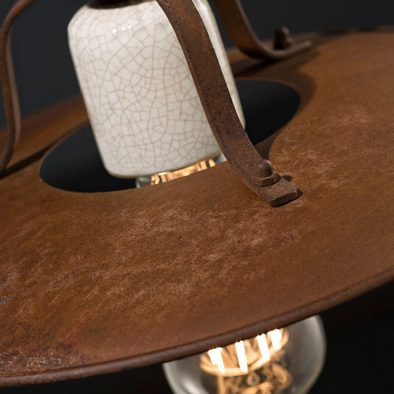 Grunge Disk Pendant Light