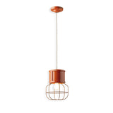 Industrial Caged Pendant Light