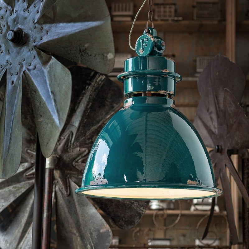 Industrial Shaded Pendant Light