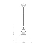 Industrial Shaded Pendant Light