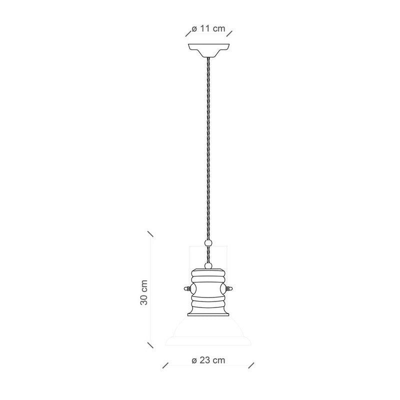 Industrial Shaded Pendant Light