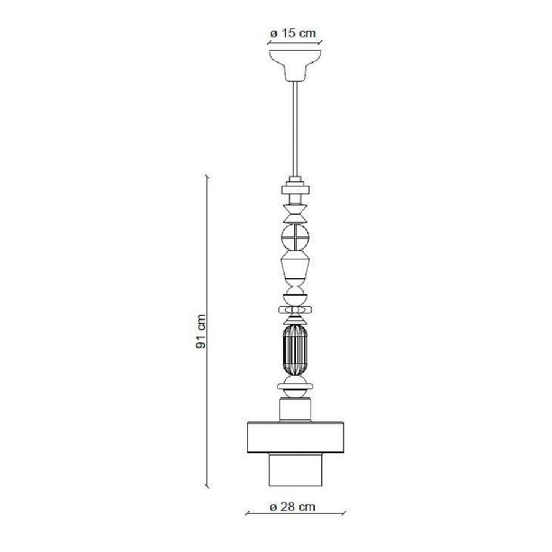 Lariat Cylinder Pendant Light