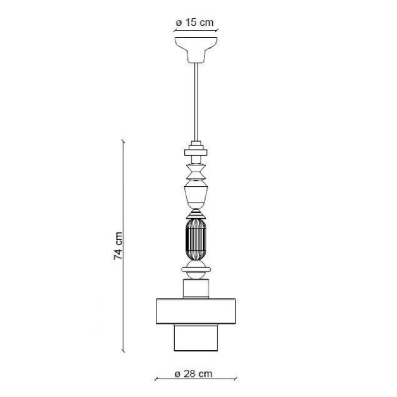 Lariat Cylinder Pendant Light