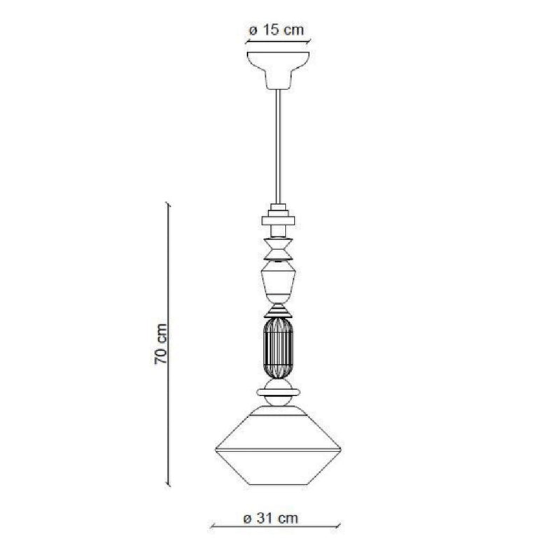Lariat Diamond Pendant Light
