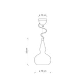 Vague Vintage Teardrop Pendant Light