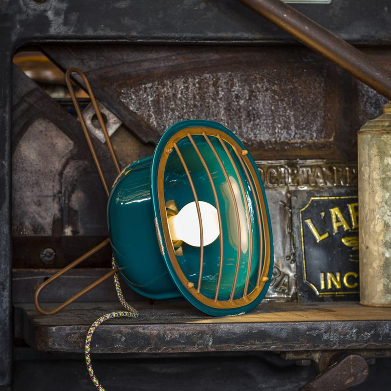 Industrial Caged Table Lamp