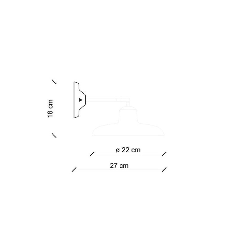 B&W Curve Wall Light