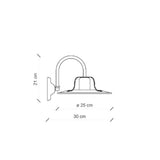 Grunge Duotone Wall Light