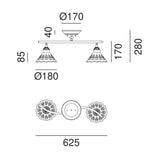 Fior Di Pizzo Ceiling Light