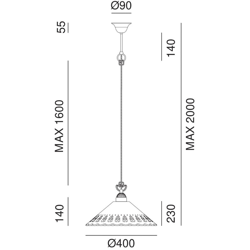 Fior Di Pizzo Pendant Light