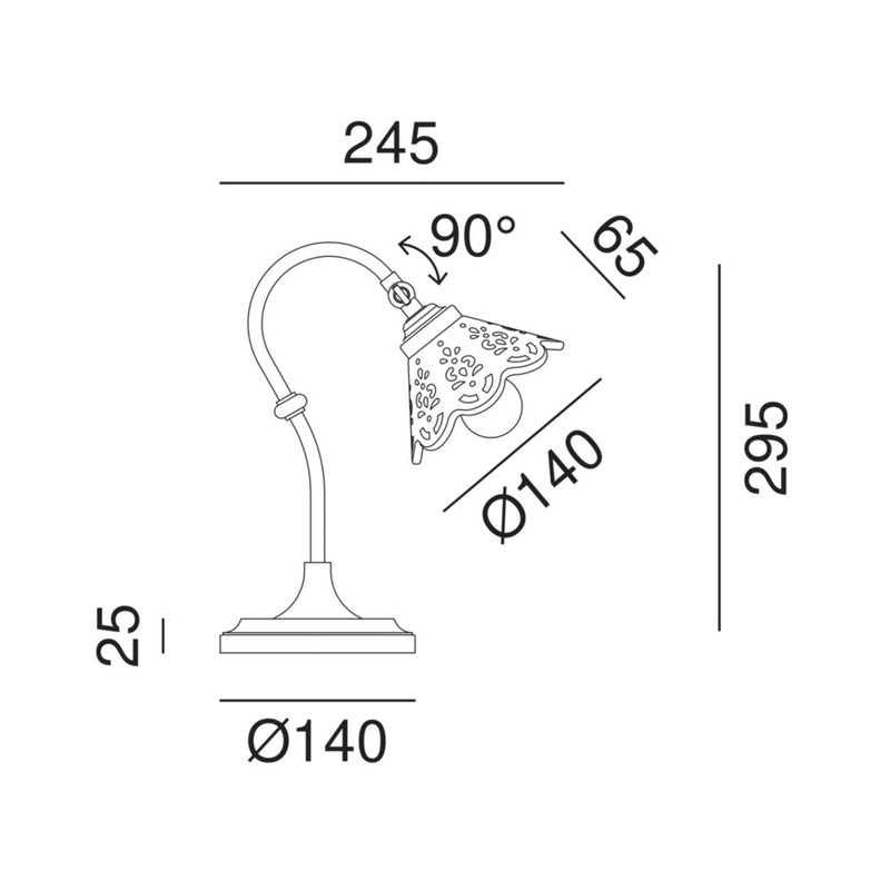 Fior Di Pizzo Table Lamp