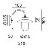 Calmaggiore Wall Light