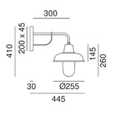 Contrada Outdoor Wall Light